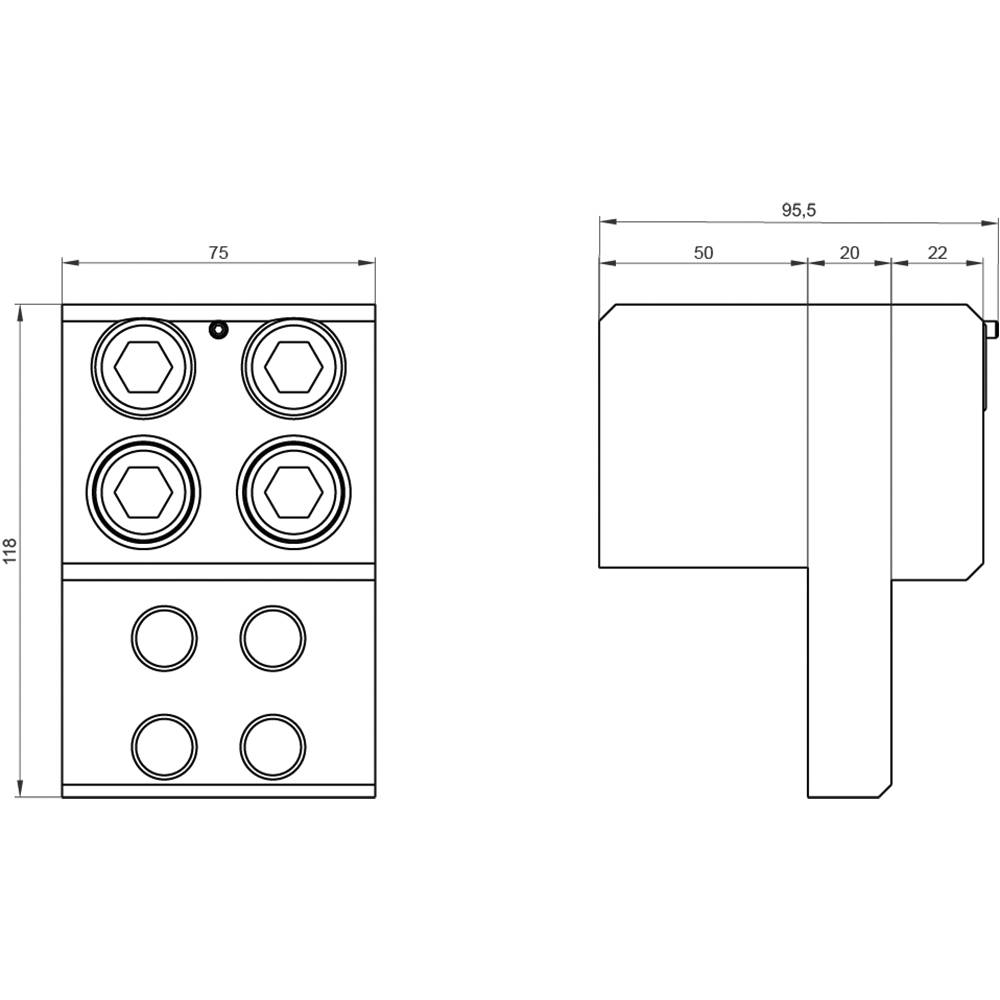 Siemens 3KD9511-1 Flachanschluss 1St.