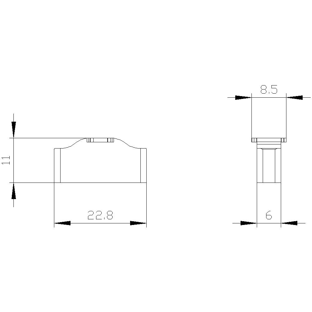Siemens 3RA2711-0EE15 Abdeckung 1St.