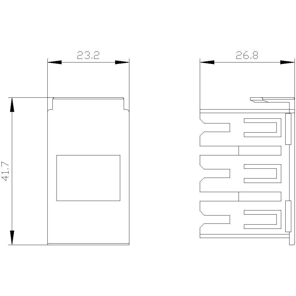 Siemens 3RV2917-5BA00 Stecker 1St.