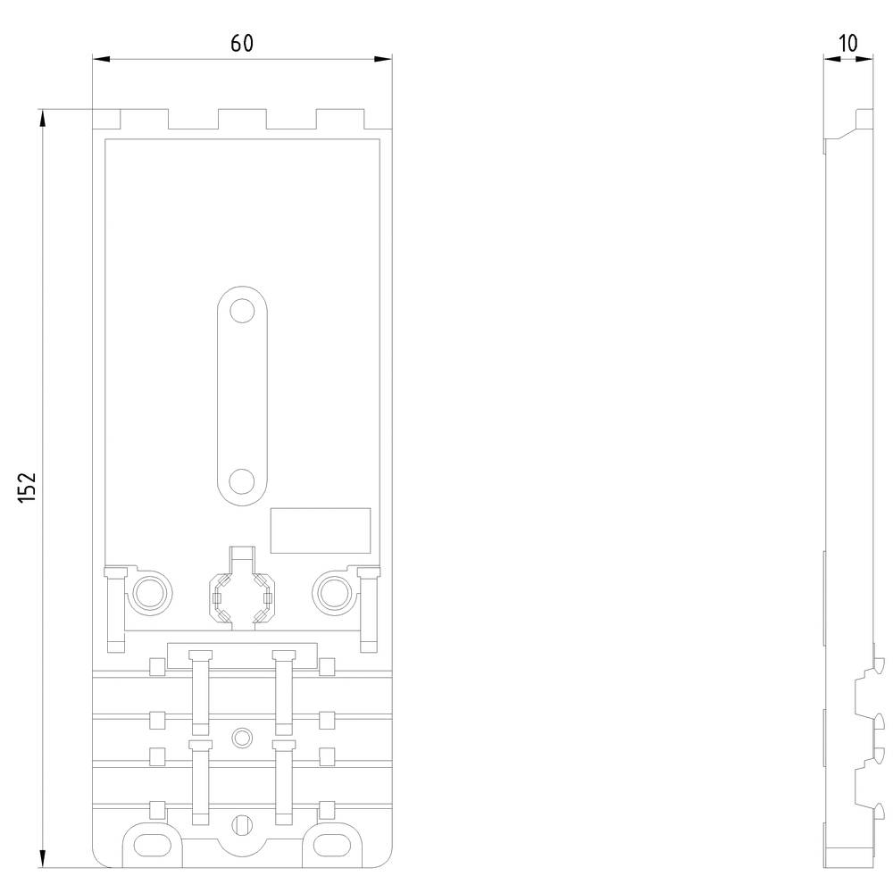 Siemens 3RK1901-0CA00 3RK19010CA00 Zubehör 1St.