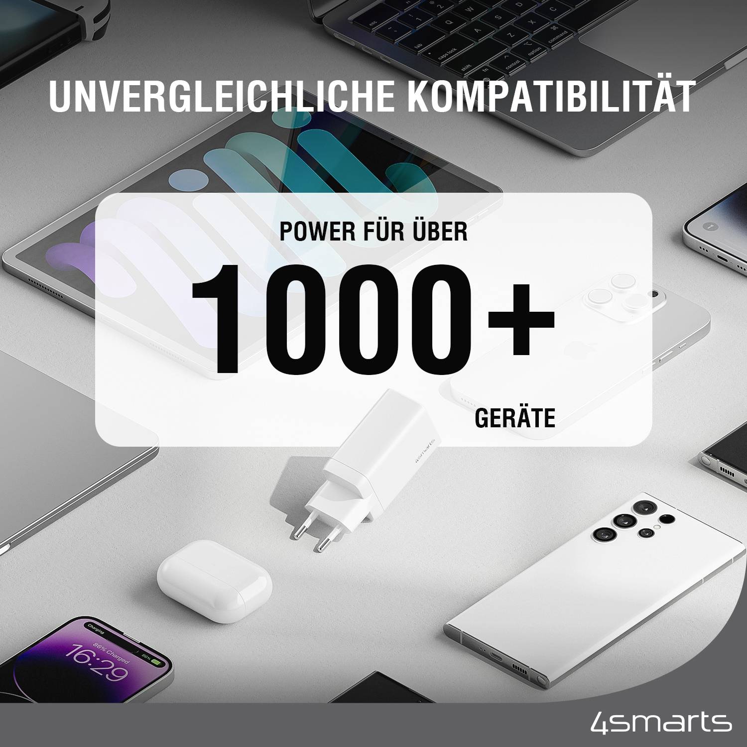 4smarts PDPlug Dual - Netzteil - GaN - 45 Watt