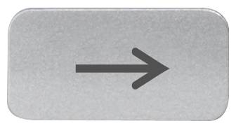 Pfeilsymbol nach rechts auf grauem Hintergrund.