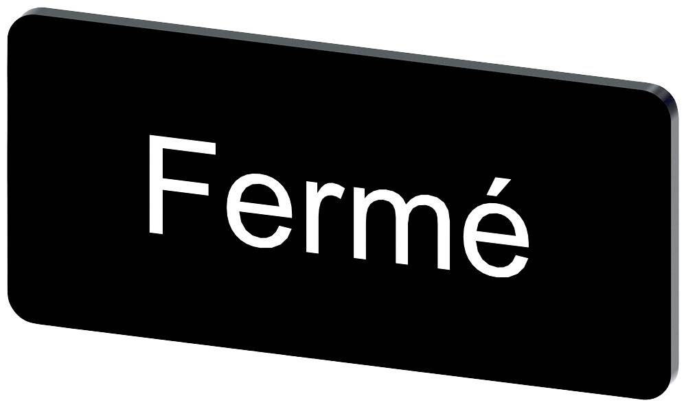 Schild mit der Aufschrift 'Fermé' zeigt an, dass geschlossen ist.