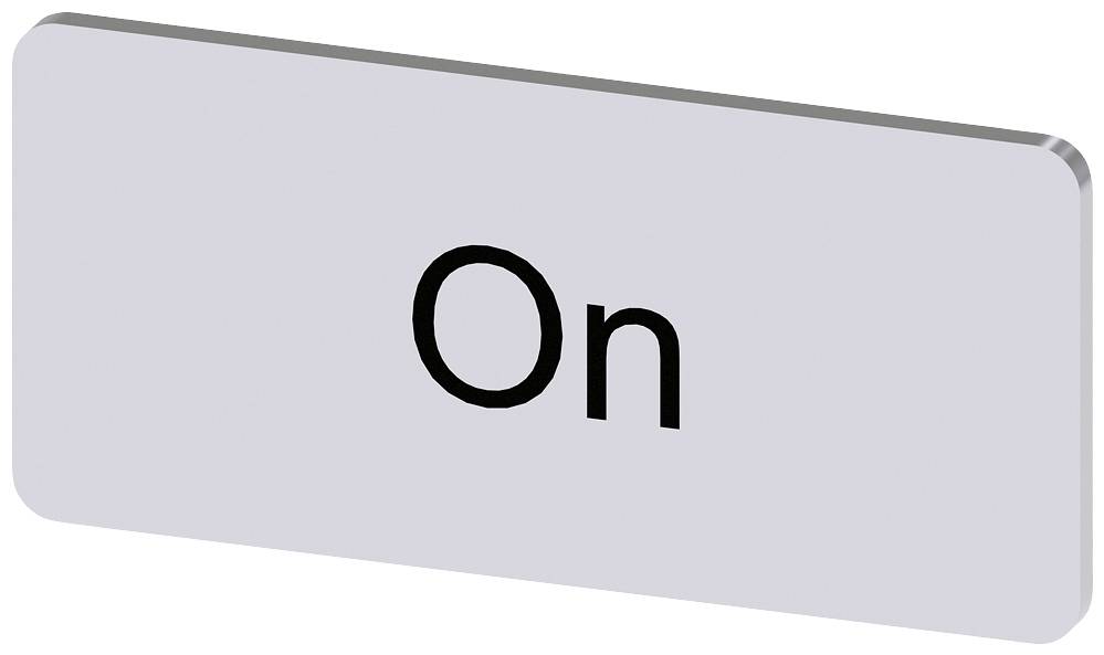 Rechteckiger Schalter mit der Aufschrift 'On', symbolisiert einen eingeschalteten Zustand.