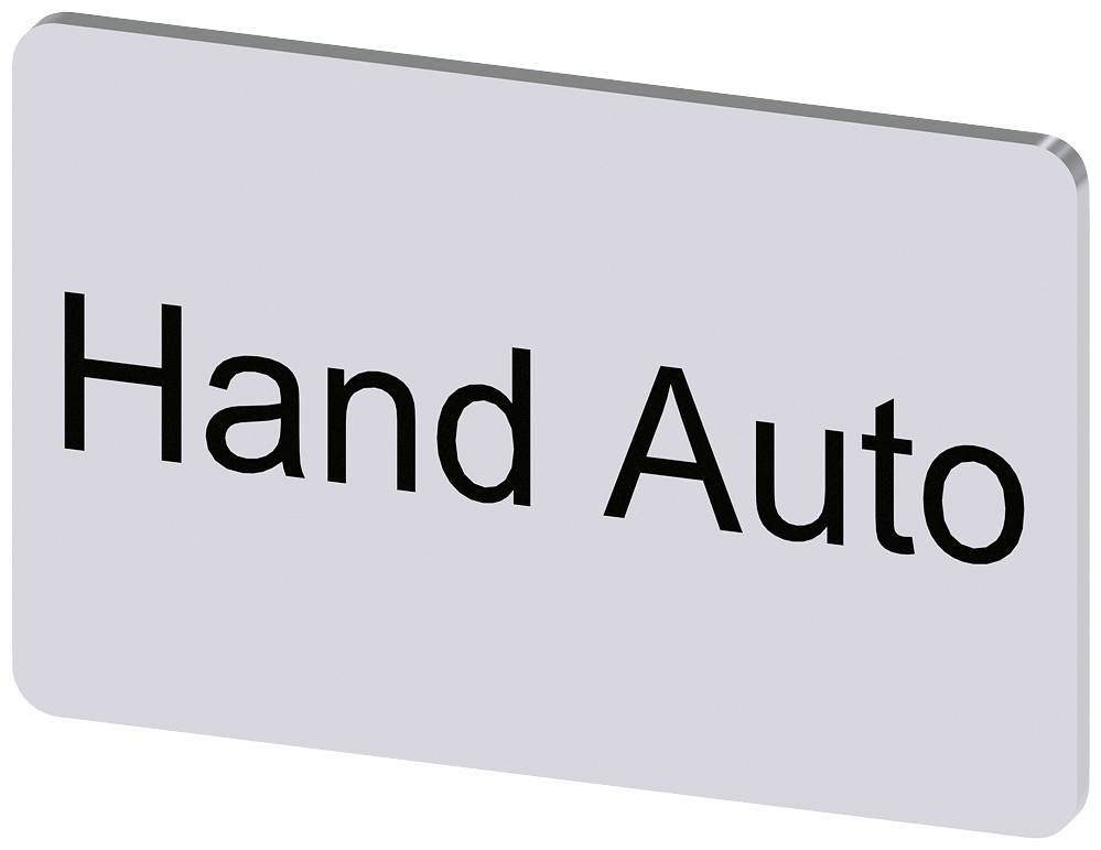 Ein Rechteckschild zeigt die Aufschrift 'Hand Auto' und weist vermutlich auf eine manuelle oder automatische Einstellung hin.