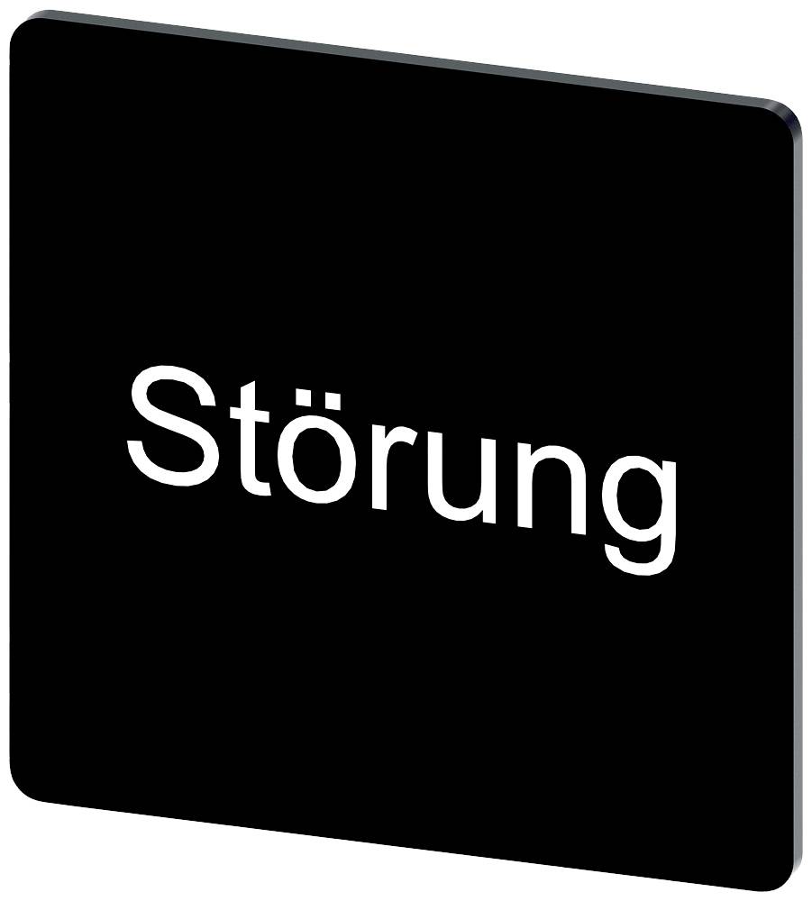 Schild mit dem Wort 'Störung' in weißer Schrift auf schwarzem Hintergrund.