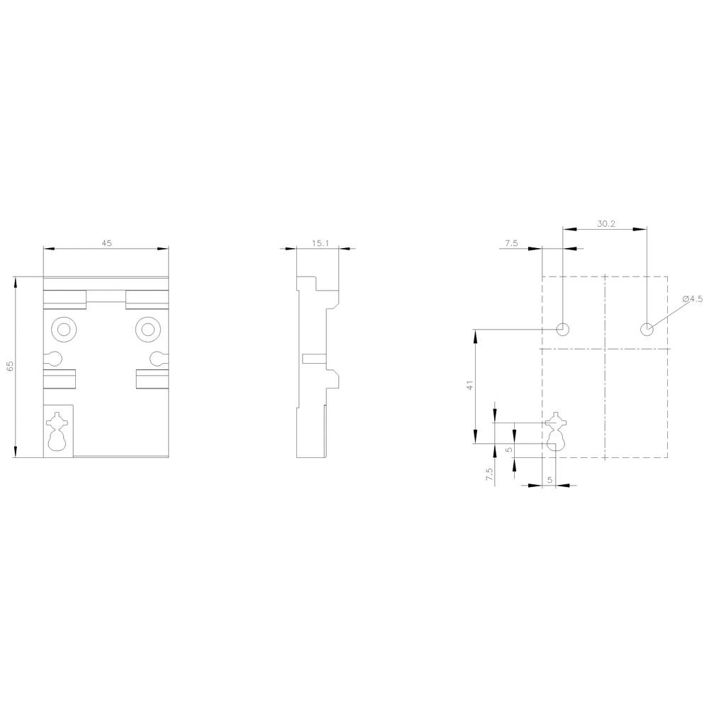 Siemens 3RA2911-1CA00 Distanzscheibe 1St.