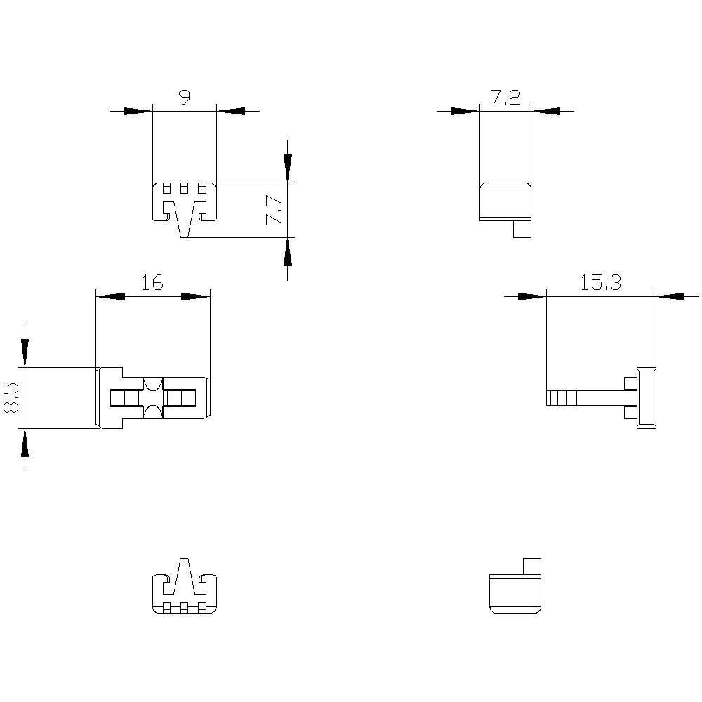 Siemens 3RA2912-2H Verbinder 10St.