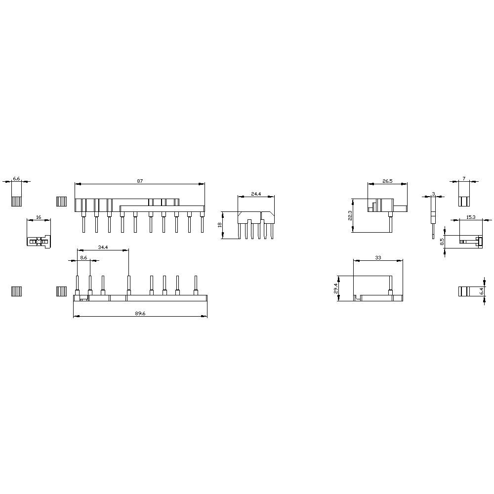 Siemens 3RA2913-2BB1 Verdrahtungsbausatz 1St.