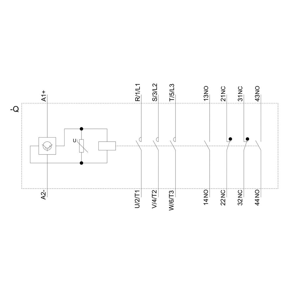 Siemens 3RT1481-6AF36 Schütz 1St.