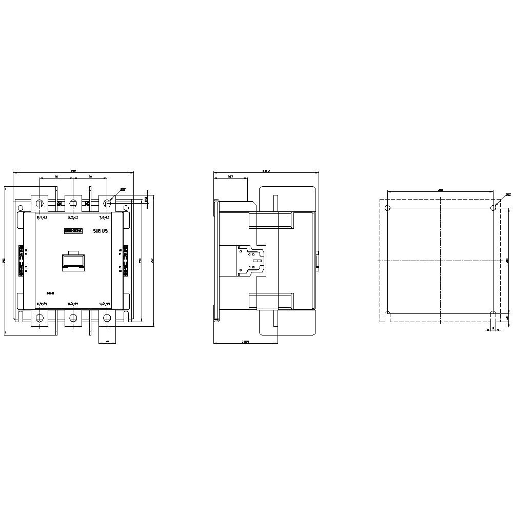 Siemens 3RT1482-6AF36 Schütz 1St.