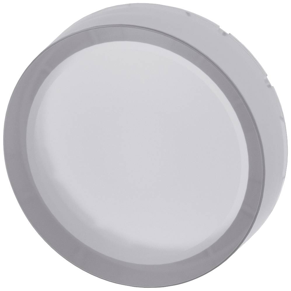 Runde, graue LED-Deckenleuchte mit schlichtem Design. Ideal für moderne Innenräume.