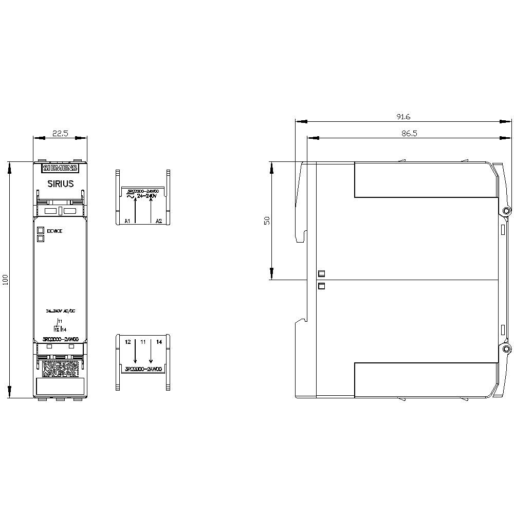 Siemens 3RQ2000-2AW00 1St.