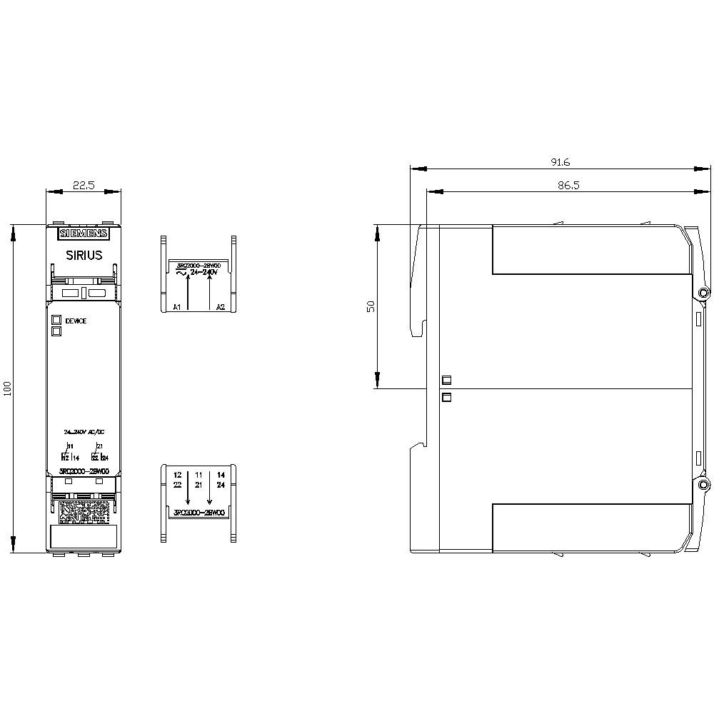 Siemens 3RQ2000-2BW00 1St.