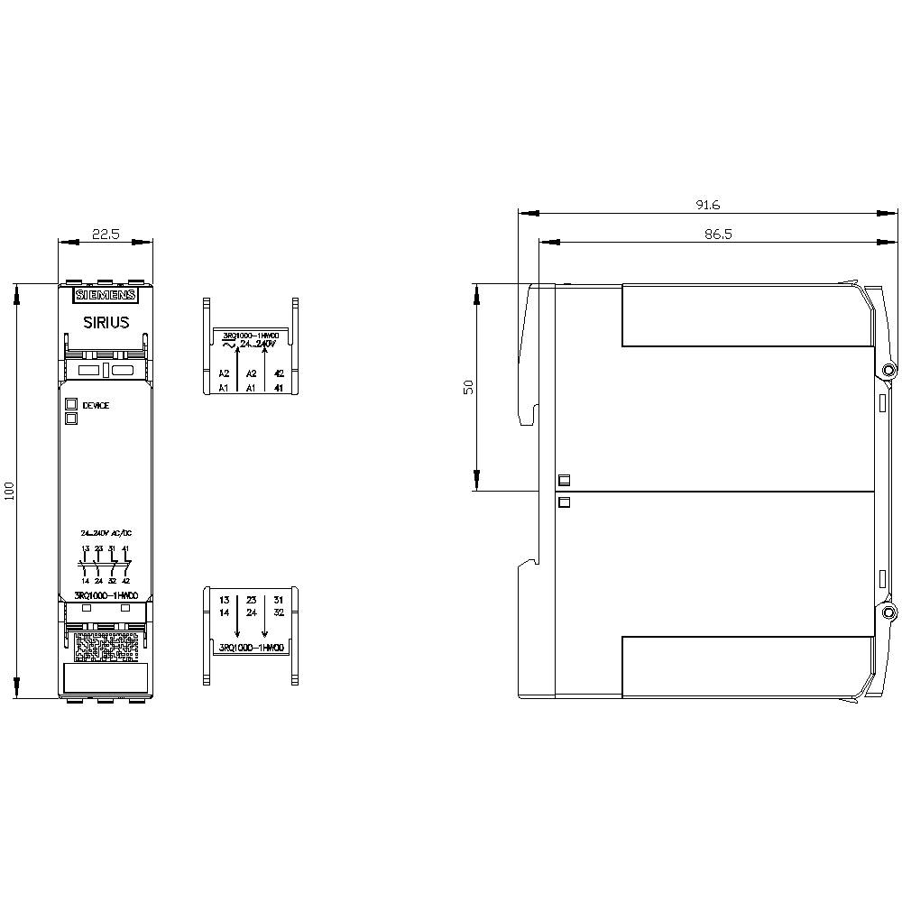Siemens 3RQ1000-1HW00 1St.
