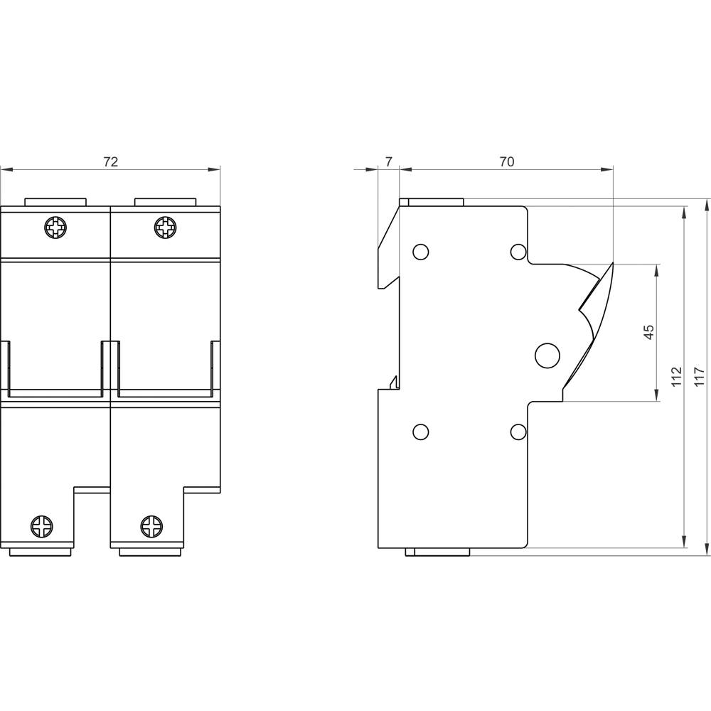 Siemens 3NW75213HG Sicherungshalter 3St.