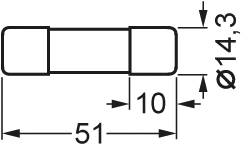 Siemens 3NC14100MK Zylindersicherungseinsatz 10St.