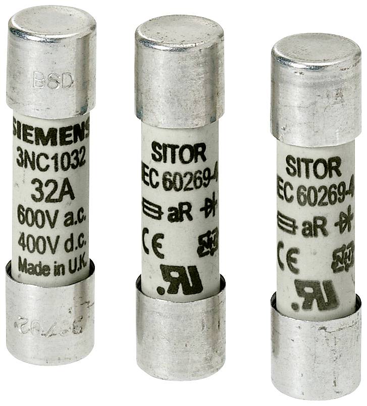 Siemens 3NC2250 Zylindersicherungseinsatz 5 St.