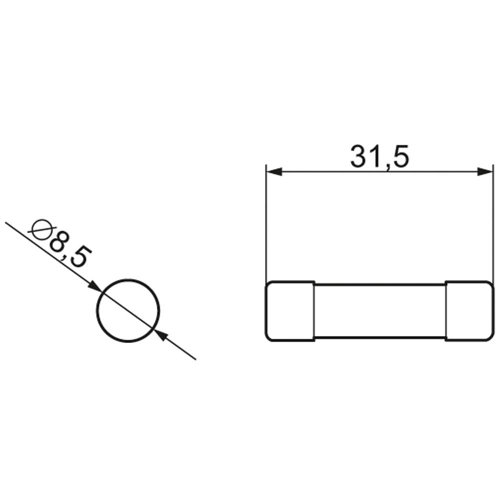 Siemens 3NW63041 Zylindersicherungseinsatz 10St.