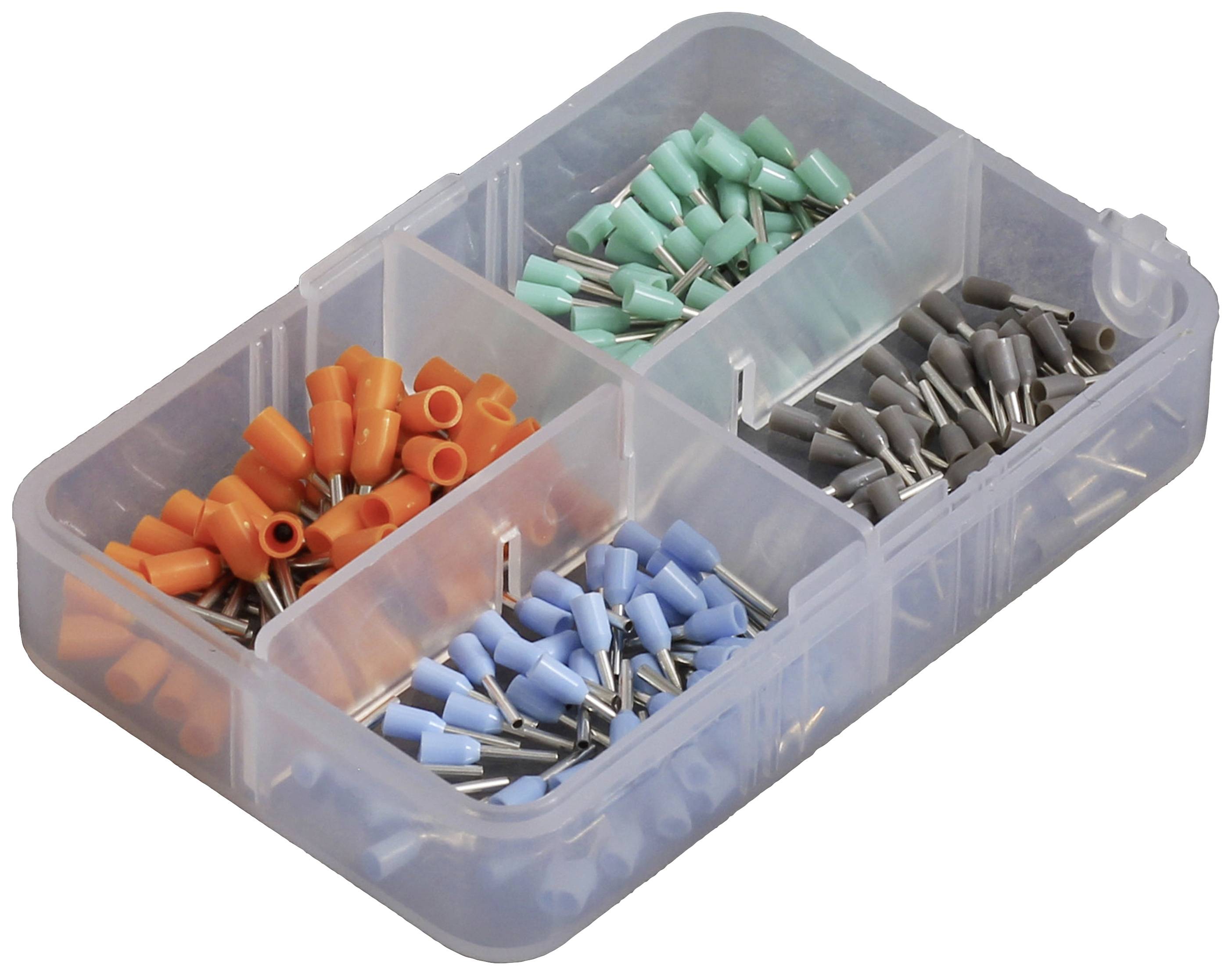 Quadrios 2010C392 Aderendhülsen-Sortiment Teilisoliert 200St.