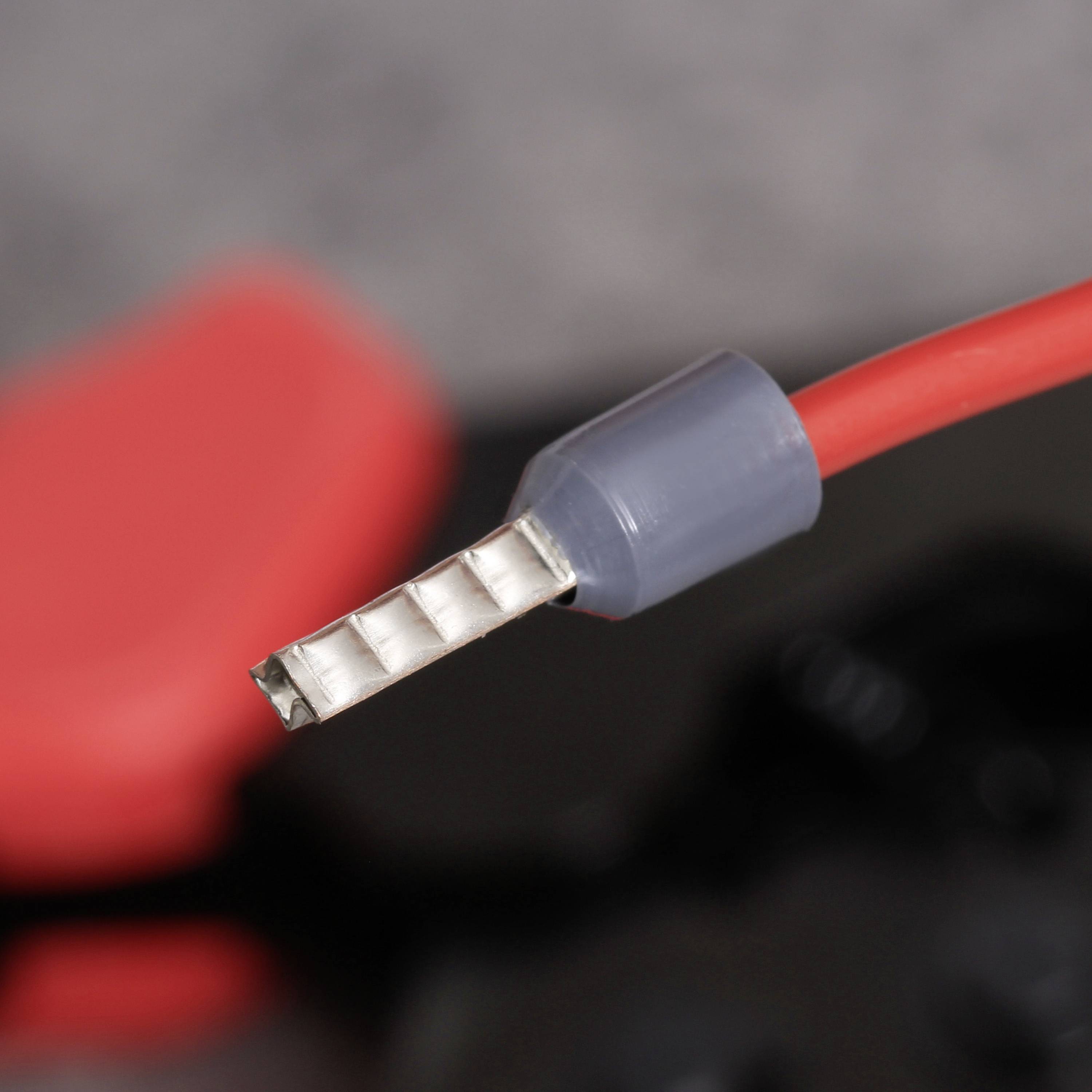 Quadrios 2010C394 Aderendhülsen-Sortiment 4 mm², 6 mm², 10 mm², 16 mm² Teilisoliert 45 St.