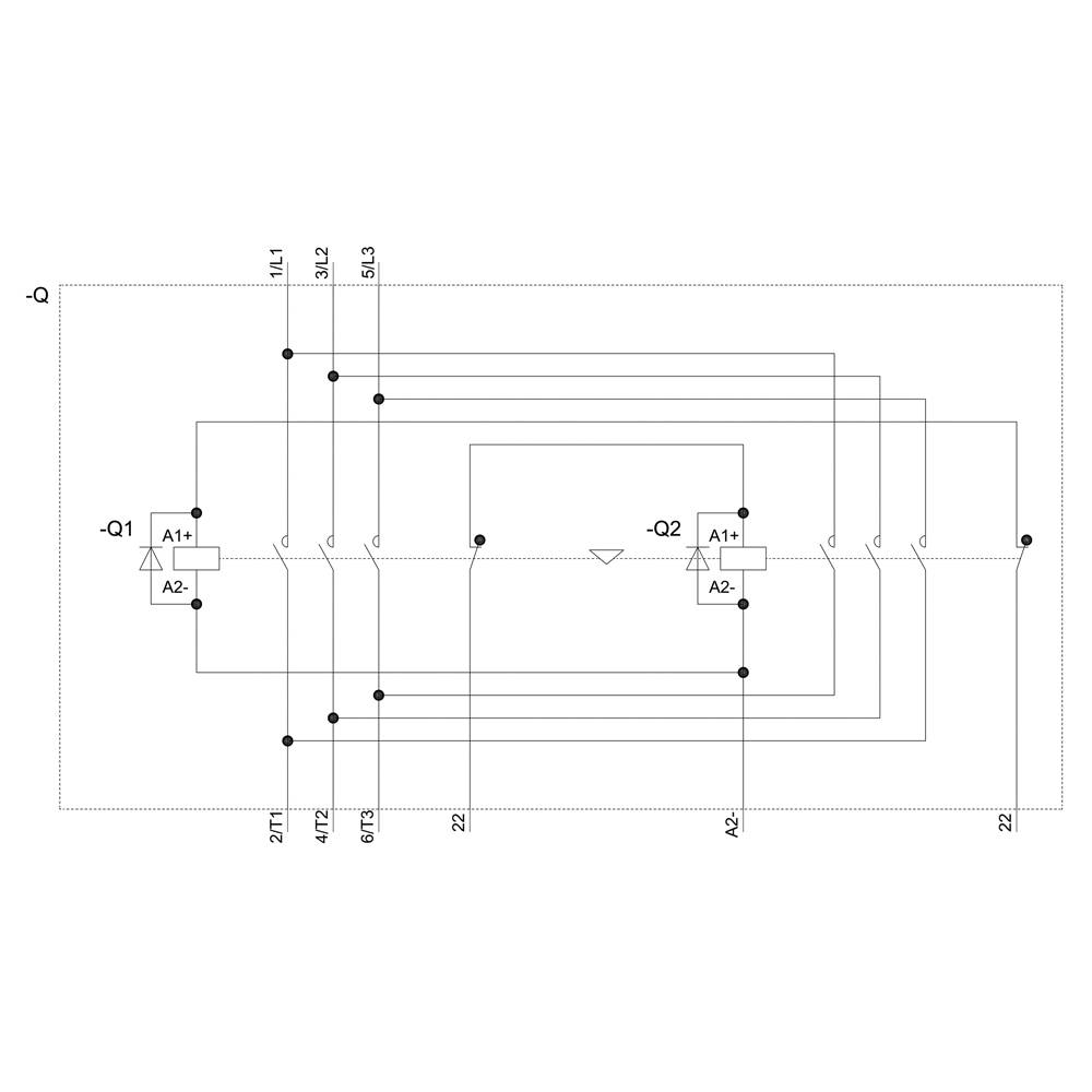 Siemens 3RA2315-8XB30-2FB4 Wendeschützkombination 1St.