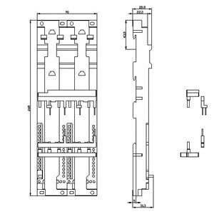 Siemens 3RA2923-1BB1 Verbindungsbaustein 1St.