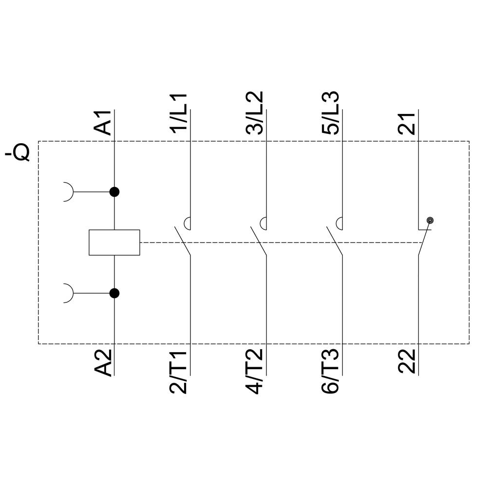 Siemens 3RT2017-1AP02-2AA0 Leistungsschütz 1St.