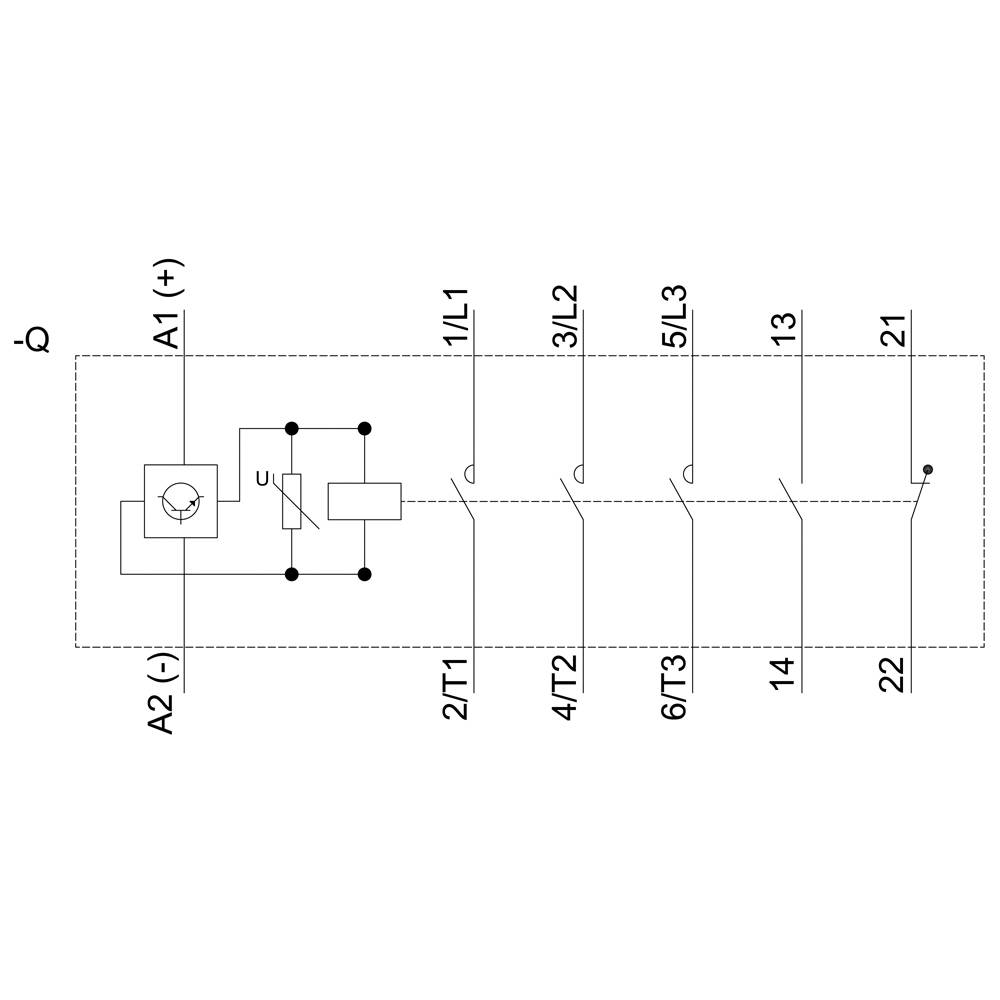 Siemens 3RT2025-1XF40-0LA2 Leistungsschütz 1St.