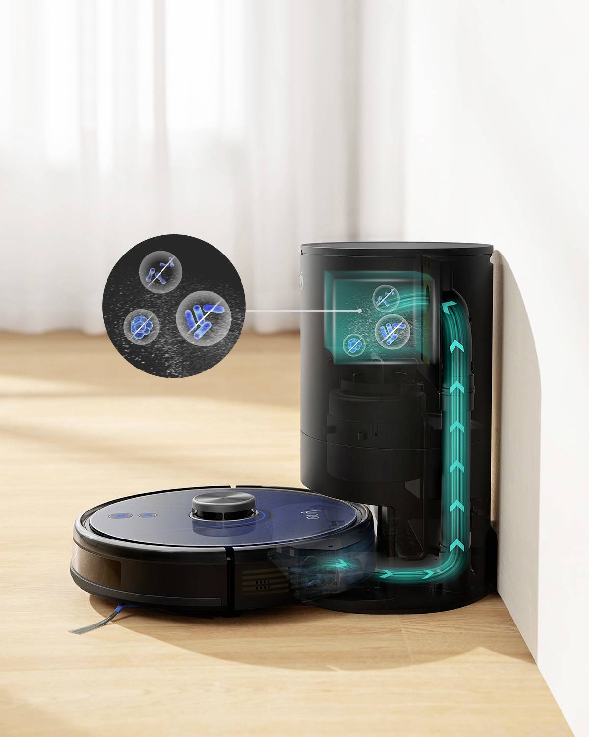 eufy L35+ Saug-und Wischroboter Schwarz