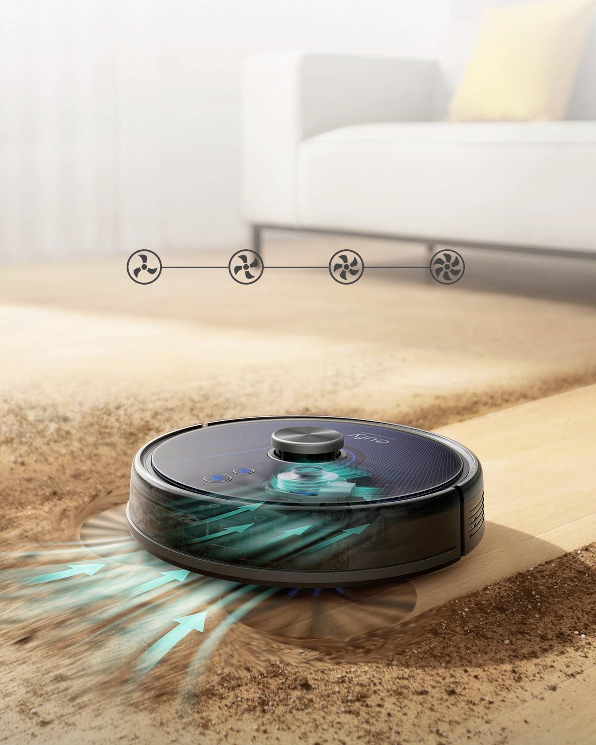 eufy L35+ Saug-und Wischroboter Schwarz