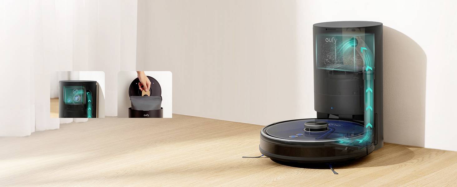 eufy L35+ Saug-und Wischroboter Schwarz