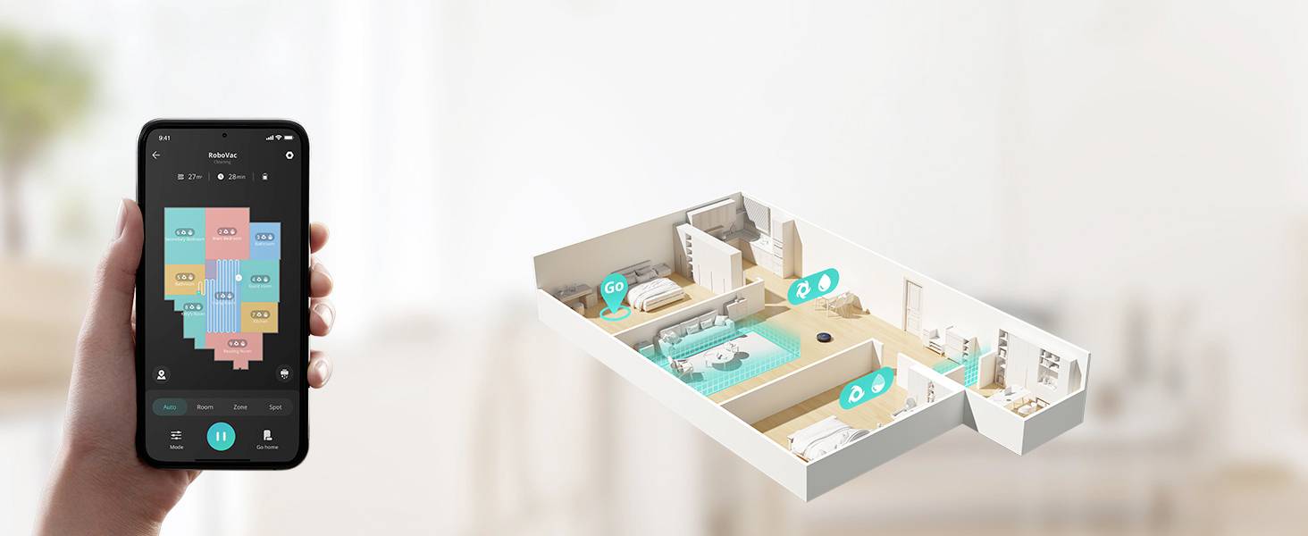 eufy L35+ Saug-und Wischroboter Schwarz