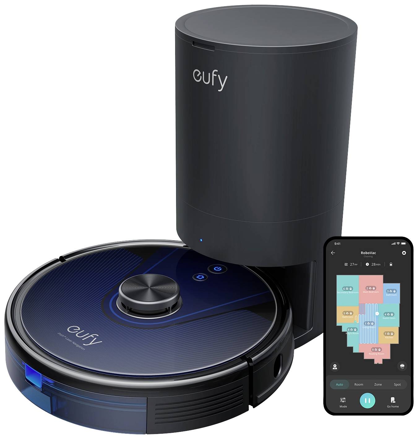 eufy L35+ Saug-und Wischroboter Schwarz