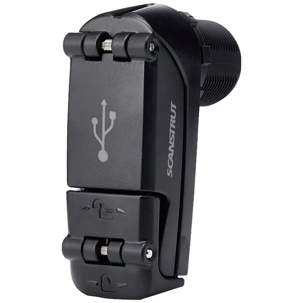 Scanstrut Doppel-USB-Buchse ROKK Charge Pro Belastbarkeit Strom max.=6A 10,8 - 32 V/DC Scanstrut Doppel-USB-Buchse ROKK Charge Pro Belastbarkeit Strom max.=6A 10,8 - 32 V/DC