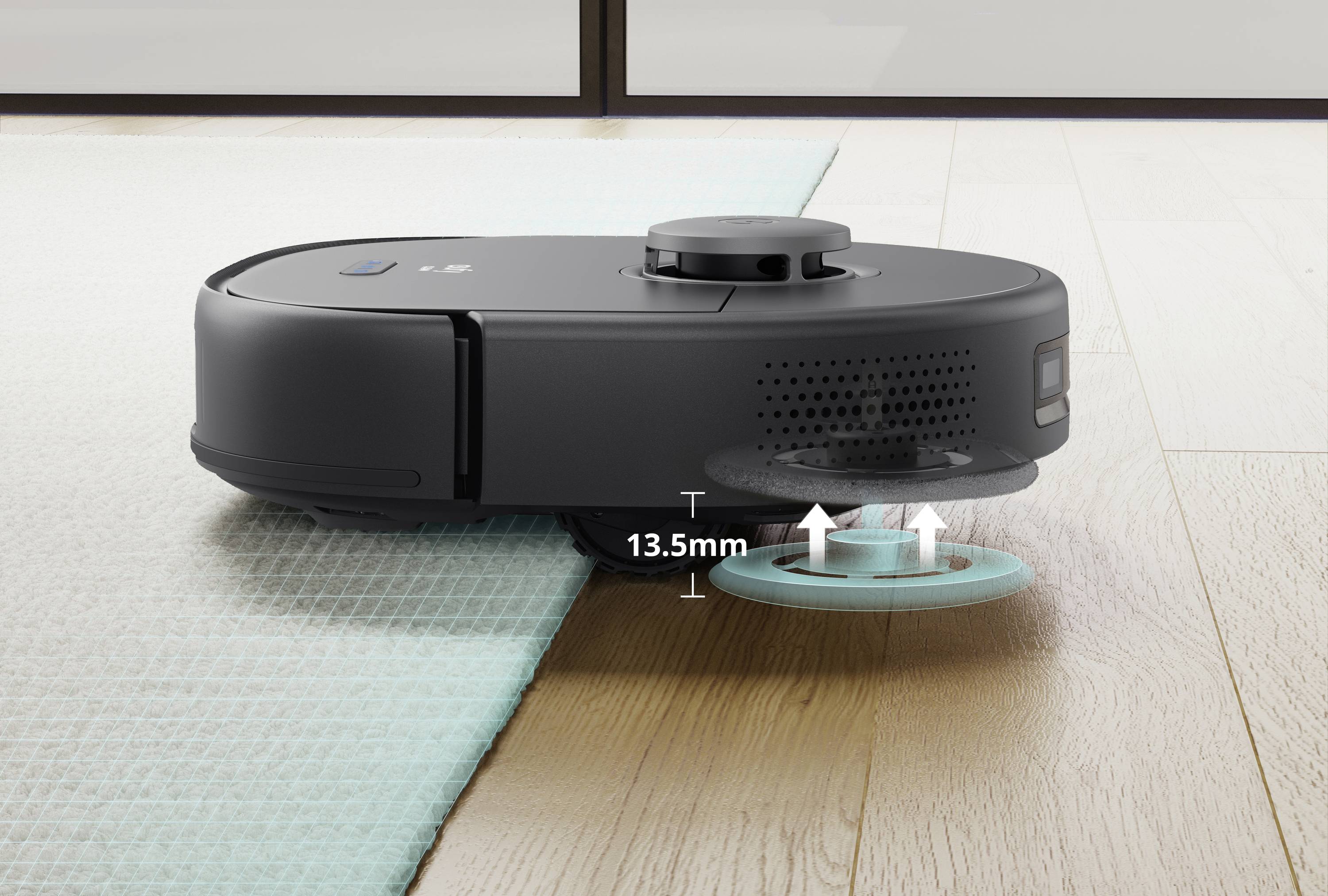 Eufy X9 Saug-und Wischroboter Schwarz