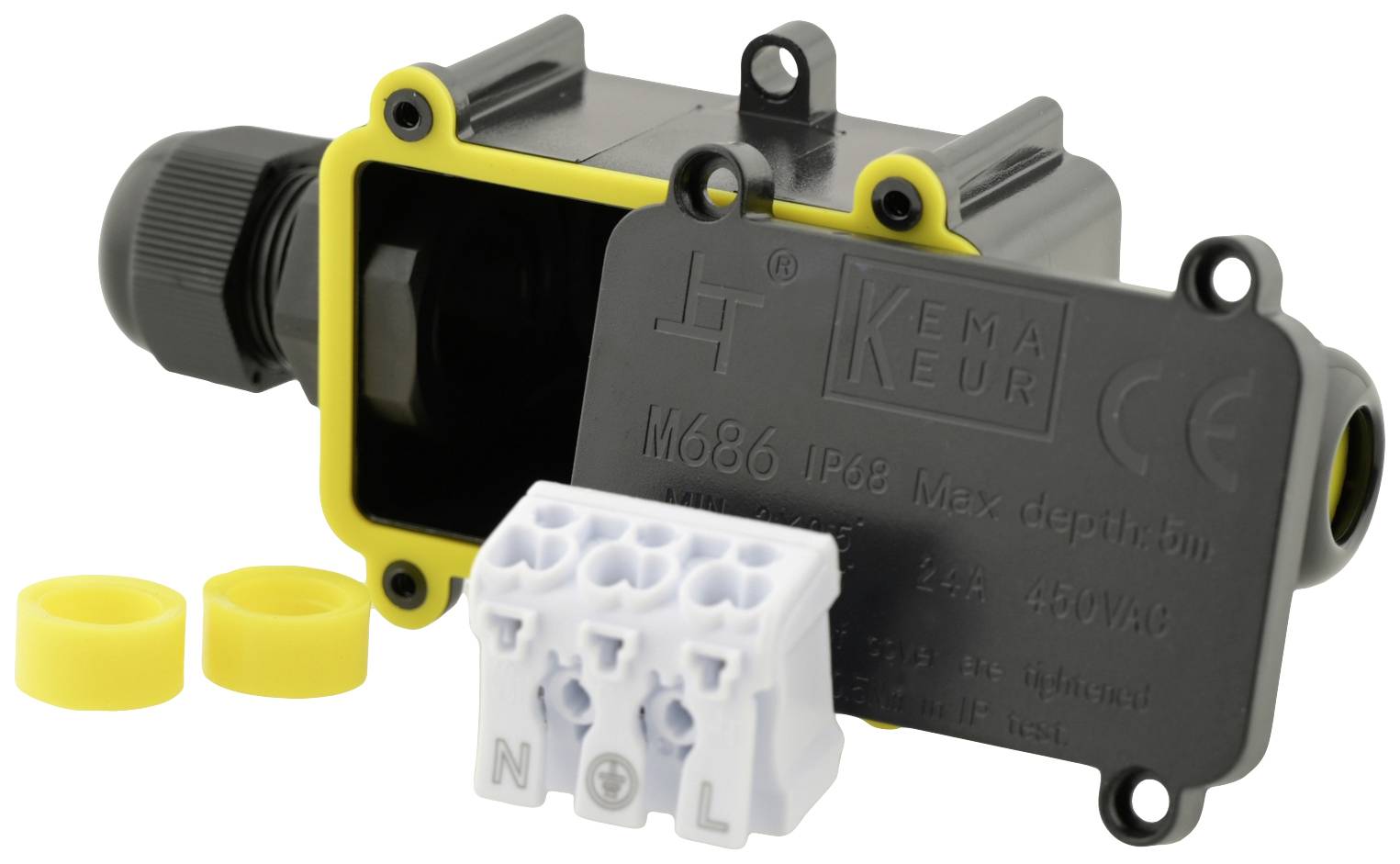 Boxexpert BXPJSGH686-2 Abzweigdose (L x B x H) 35 x 138 x 42mm 1St.