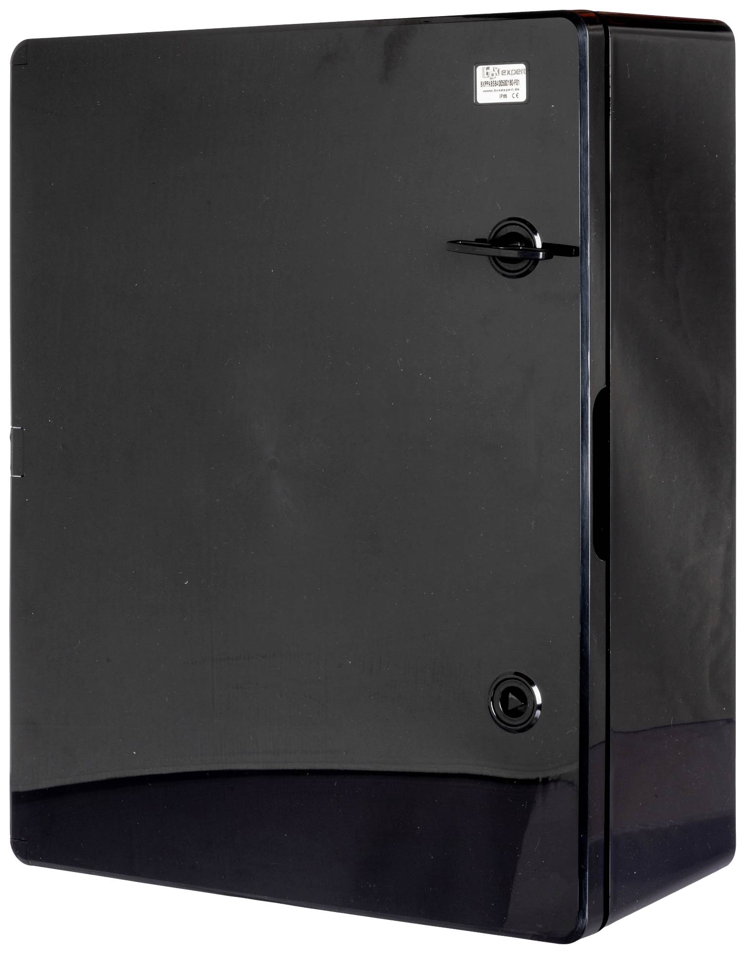 Boxexpert BXPPABSB400500180-F01 Installations-Gehäuse 180 x 400 x 500 ABS Kunststoff Schwarz 1St.