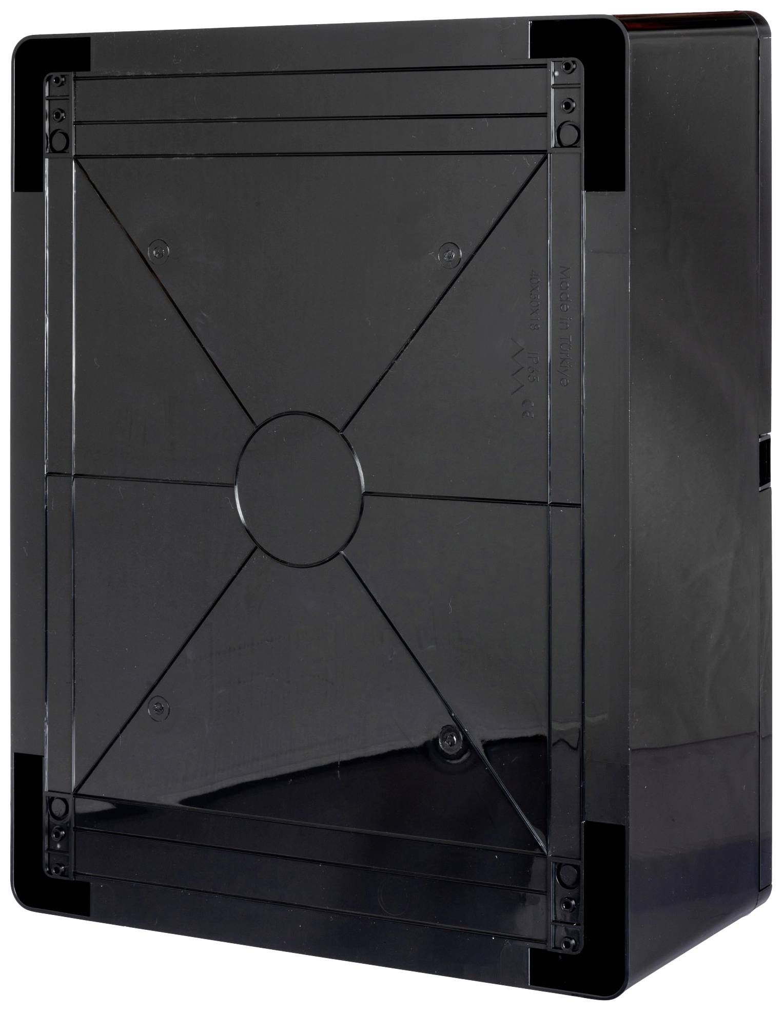 Boxexpert BXPPABSBT400500180-F01 Installations-Gehäuse 180 x 400 x 500 ABS Kunststoff Schwarz 1St.