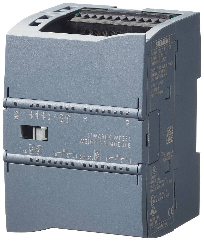 Siemens 7MH49602AA01 7MH4960-2AA01 SIWAREX WP231 eichfähige Wägeelektronik (1 Kanal) zum Anschluss von Wägezellen