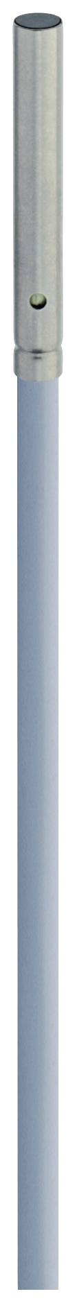 Ein blauer Bleistift mit einem silbernen Metallgehäuse am oberen Ende.