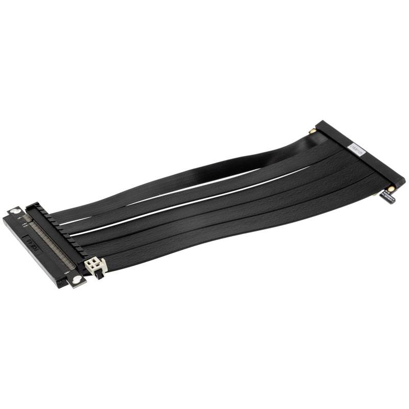 Lian Li PCIe Riser Kabel PCIe 1.0, PCIe 2.0, PCIe 3.0, PCIe 4.0 PCIe x16 Stecker, PCIe x16 Buchse 24 cm Schwarz PW-PCI-4-24X