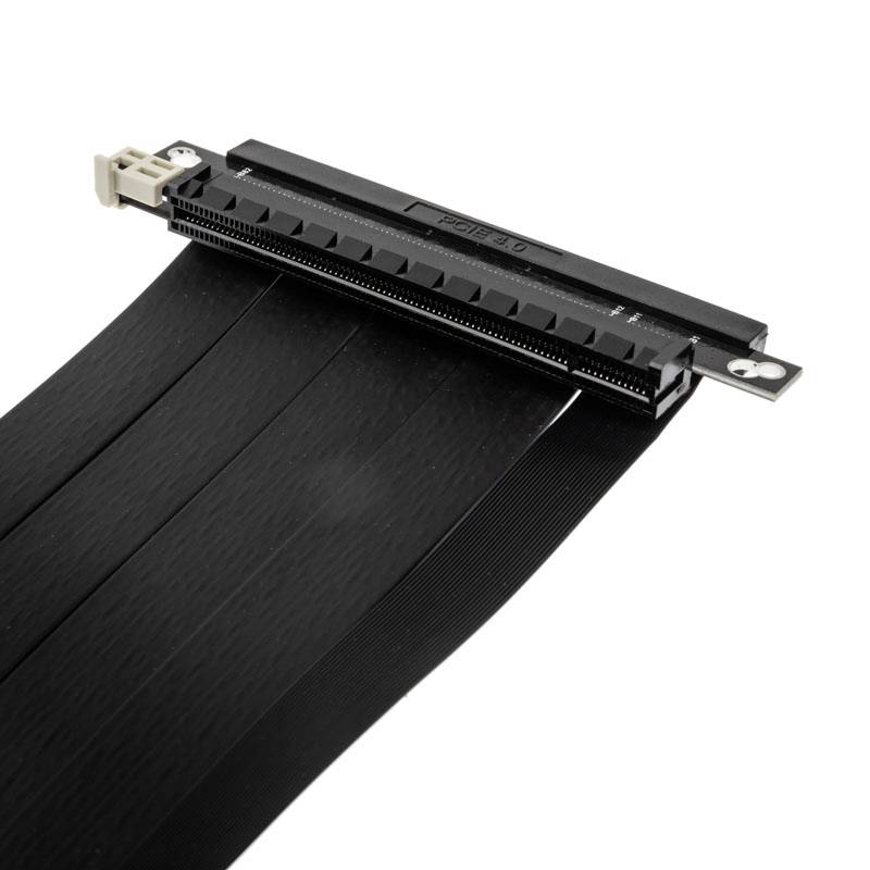 Lian Li PCIe Riser Kabel PCIe 1.0, PCIe 2.0, PCIe 3.0, PCIe 4.0 PCIe x16 Stecker, PCIe x16 Buchse 24cm Schwarz PW-PCI-4-24X