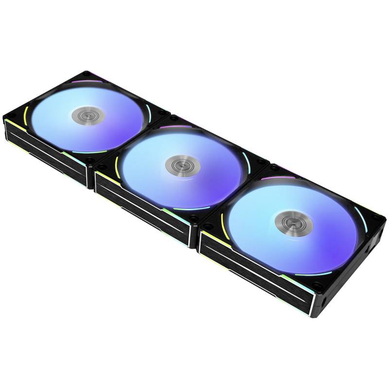 Lian Li UNI FAN AL120 V2 ARGB PWM PC-Gehäuse-Lüfter Schwarz (B x H x T) 120 x 120 x 28 mm