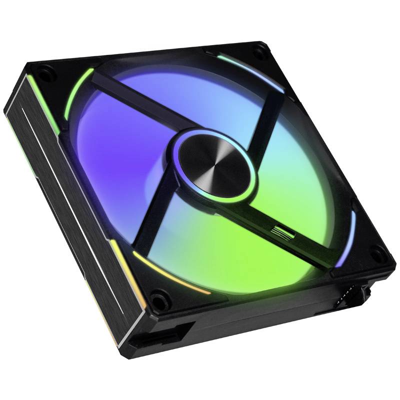 Lian Li UNI FAN AL120 V2 ARGB PWM PC-Gehäuse-Lüfter Schwarz (B x H x T) 120 x 120 x 28 mm