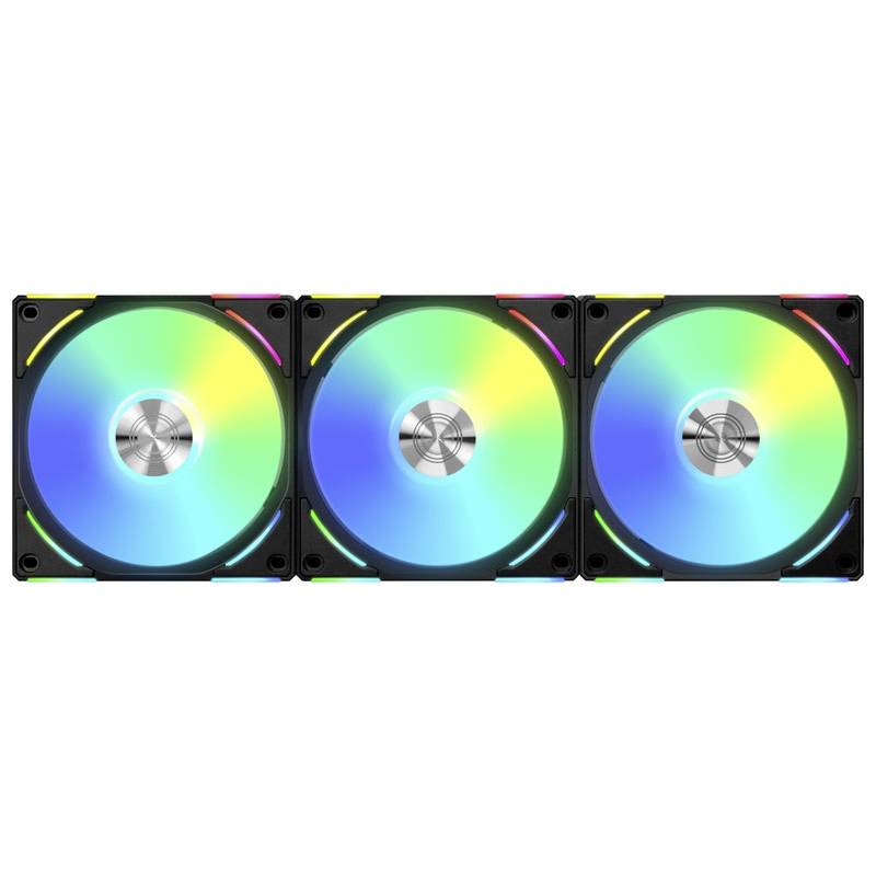 Lian Li UNI FAN AL120 V2 ARGB PWM PC-Gehäuse-Lüfter Schwarz (B x H x T) 120 x 120 x 28 mm