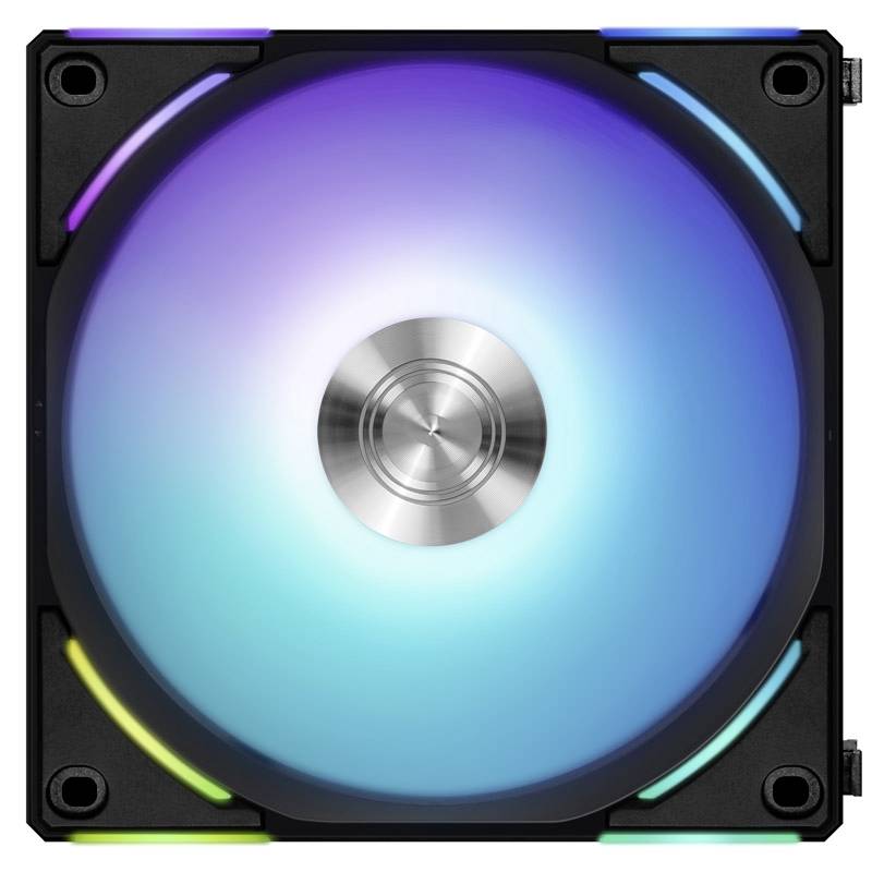 Lian Li UNI FAN AL120 V2 ARGB PWM PC-Gehäuse-Lüfter Schwarz (B x H x T) 120 x 120 x 28 mm