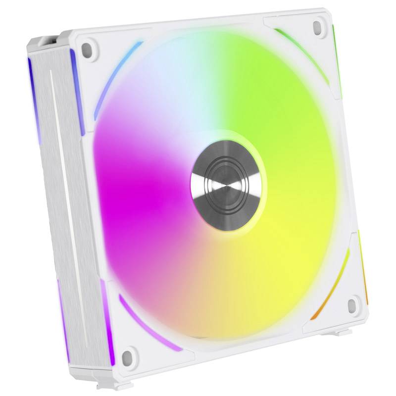 Lian Li UNI FAN AL120 V2 ARGB PWM PC-Gehäuse-Lüfter Weiß (B x H x T) 120 x 120 x 28 mm