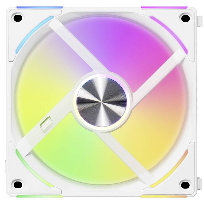 Lian Li UNI FAN AL120 V2 ARGB PWM PC-Gehäuse-Lüfter Weiß (B x H x T) 120 x 120 x 28 mm