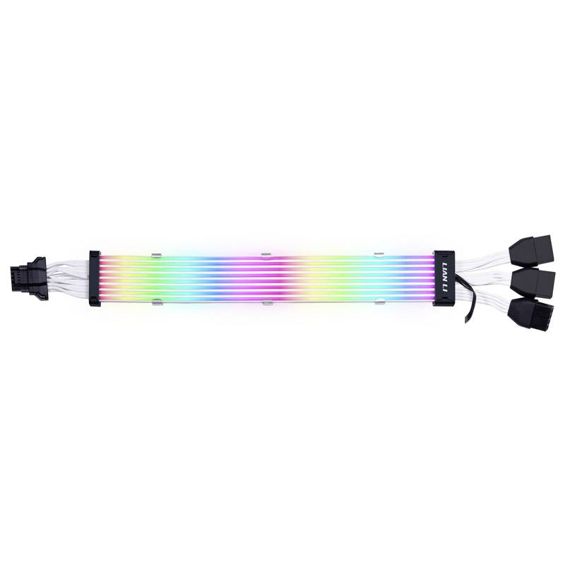 Lian Li Strimer Plus V2 12VHPWR LED Adapterkabel 335 mm Schwarz, RGB